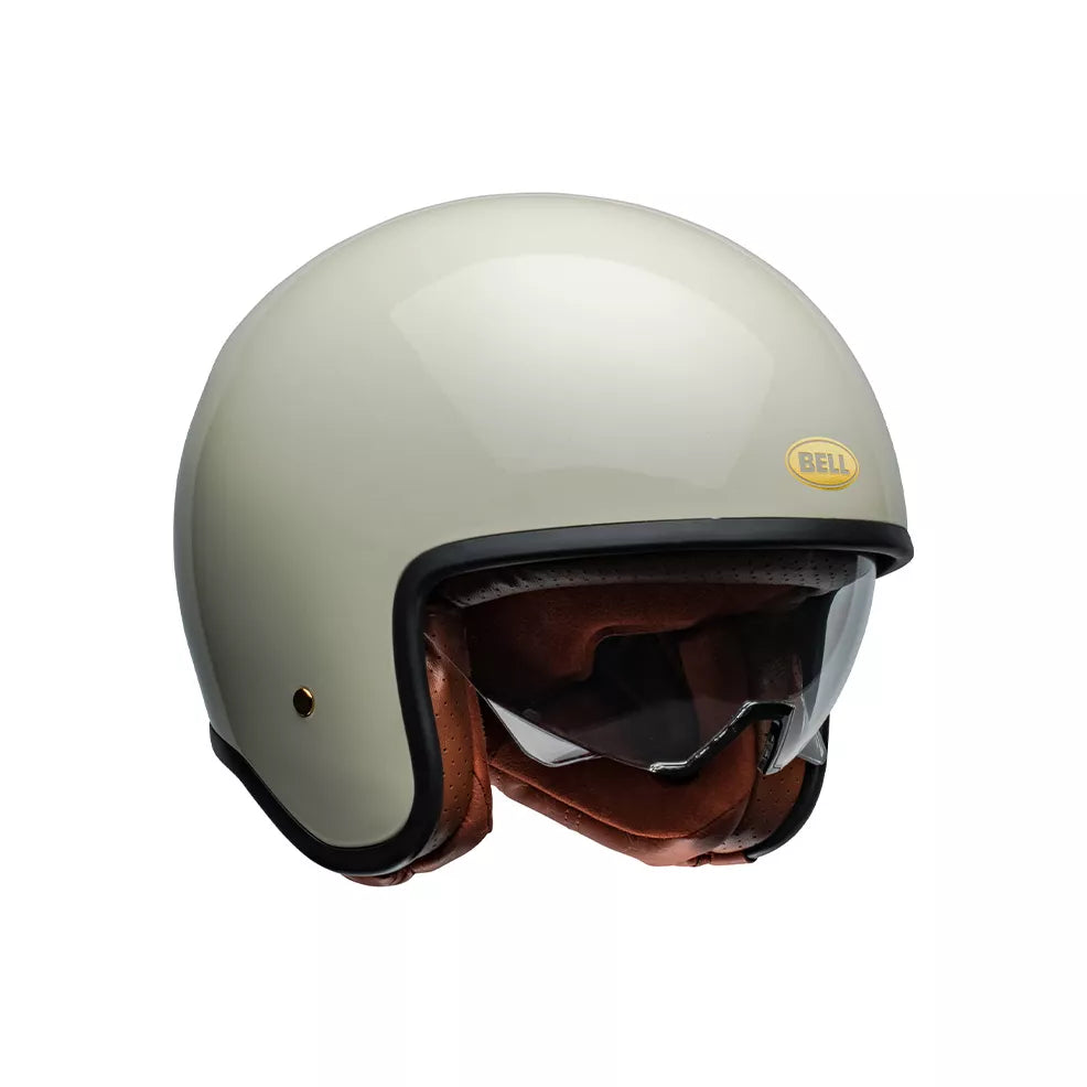 Casco BELL TX-501 Bianco: Casco Jet Premium con Visierino Parasole