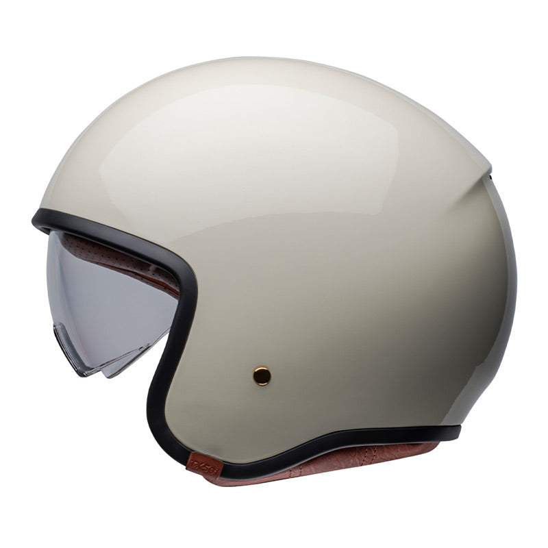 Casco BELL TX-501 Bianco: Casco Jet Premium con Visierino Parasole
