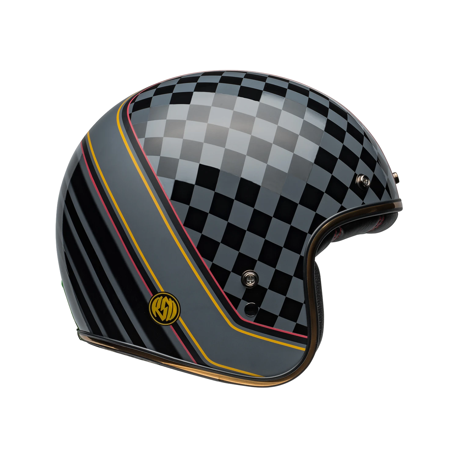 Casco Bell Custom 500 Roland Sands Wreakers Gloss Black/Gold