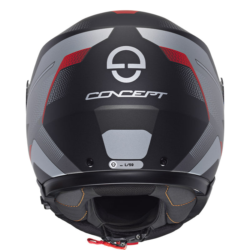 CASCO SCHUBERTH CONCEPT TRACER ROSSO