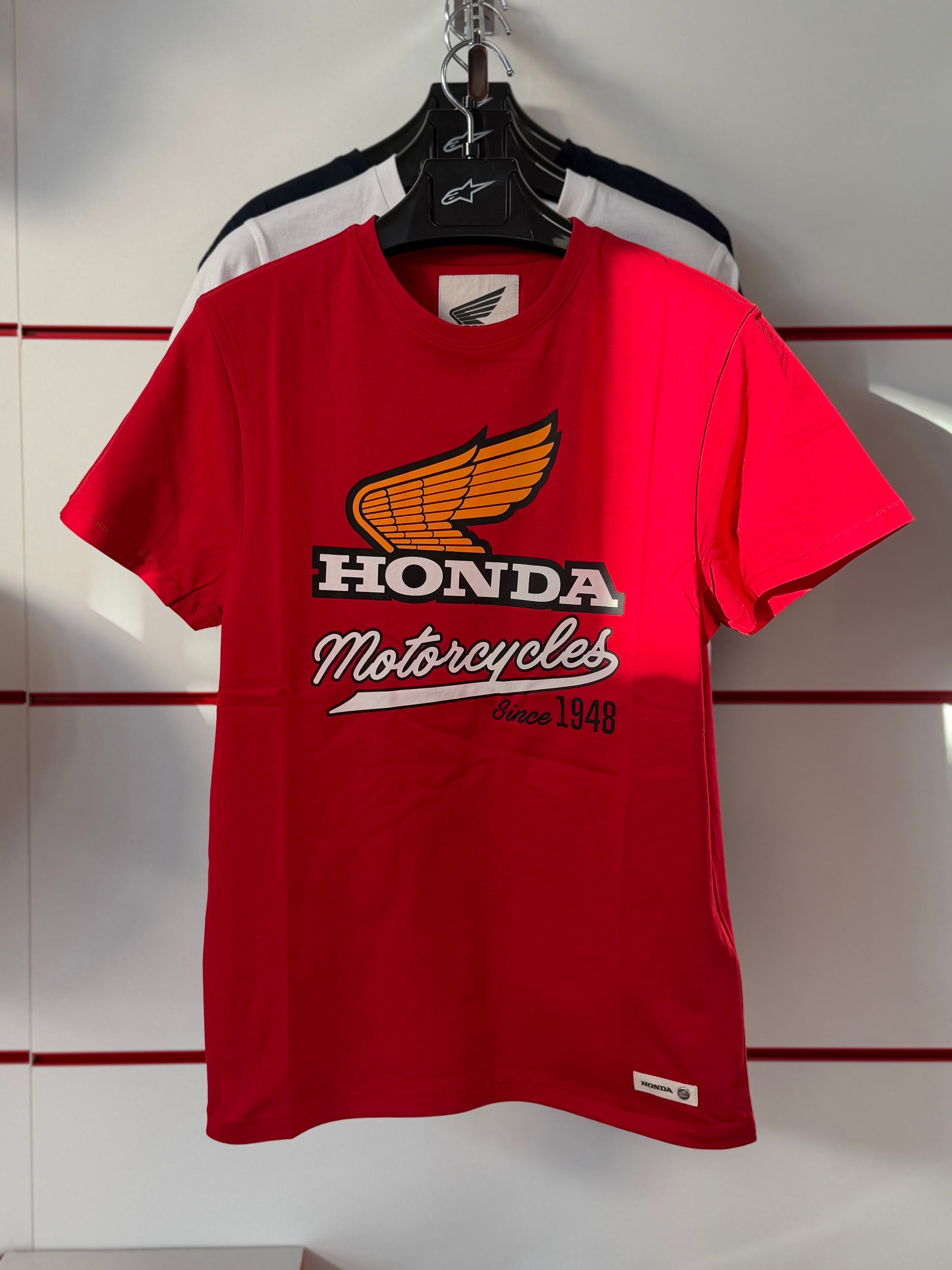 T-Shirt Honda Motorcycles Vintage – Rosso