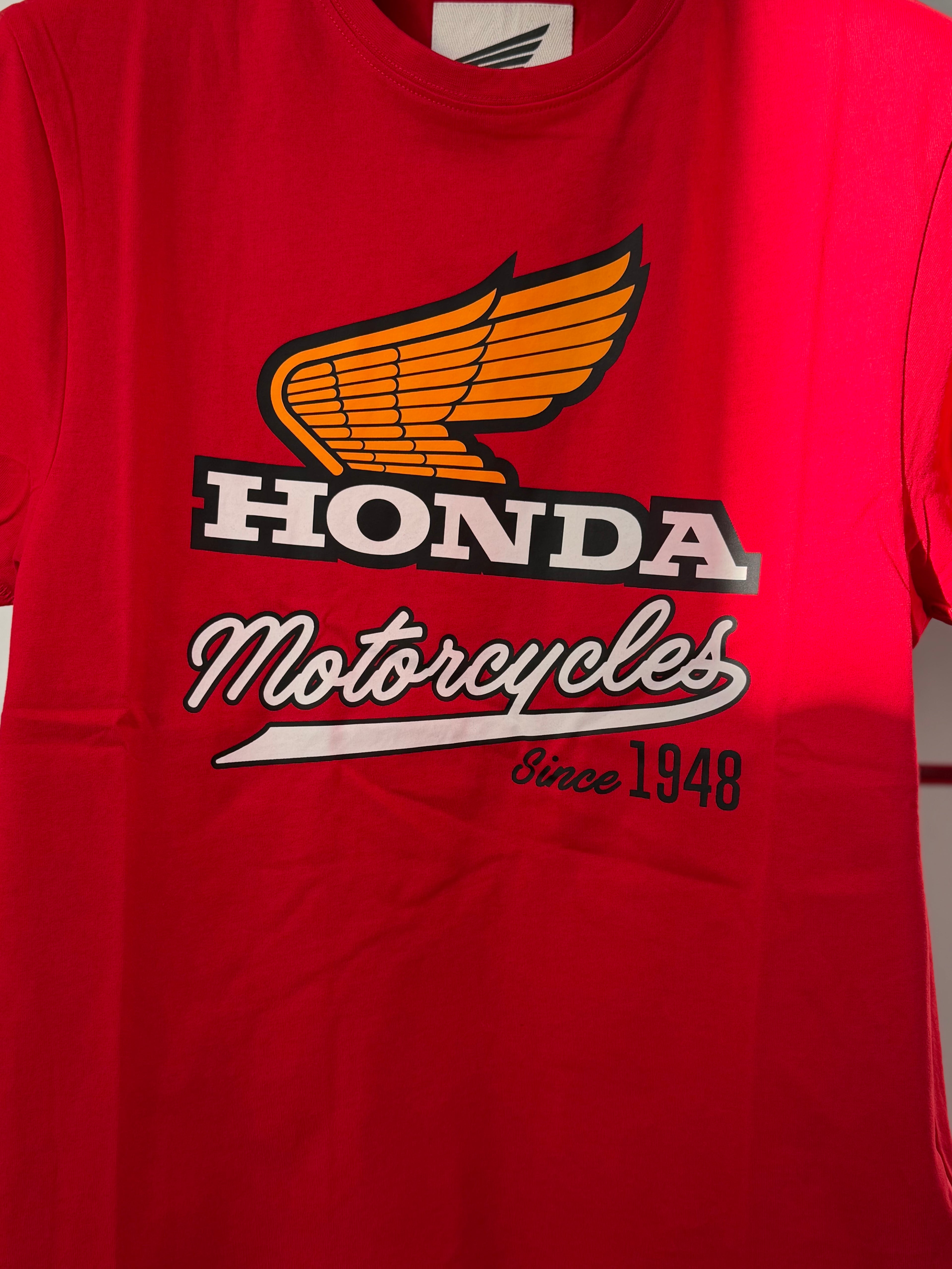 T-Shirt Honda Motorcycles Vintage – Rosso