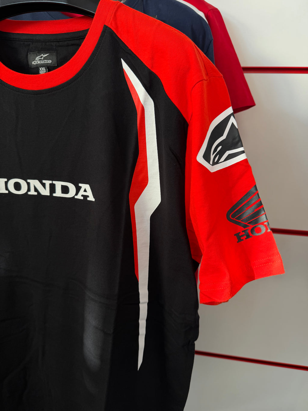 Honda x Alpinestars – T-Shirt Racing Rosso/Nera