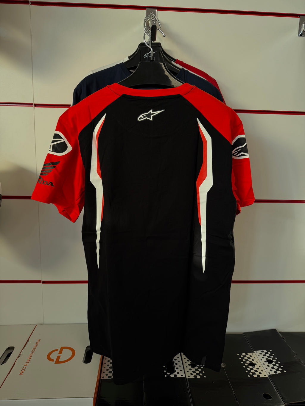 Honda x Alpinestars – T-Shirt Racing Rosso/Nera