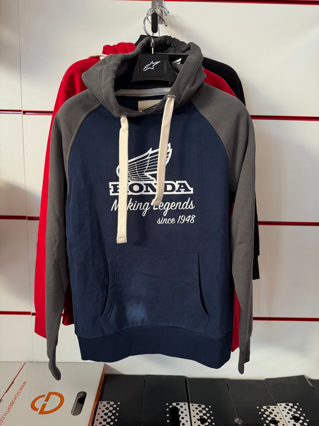 Felpa Honda “Making Legend” – Blu con Dettagli Grigi