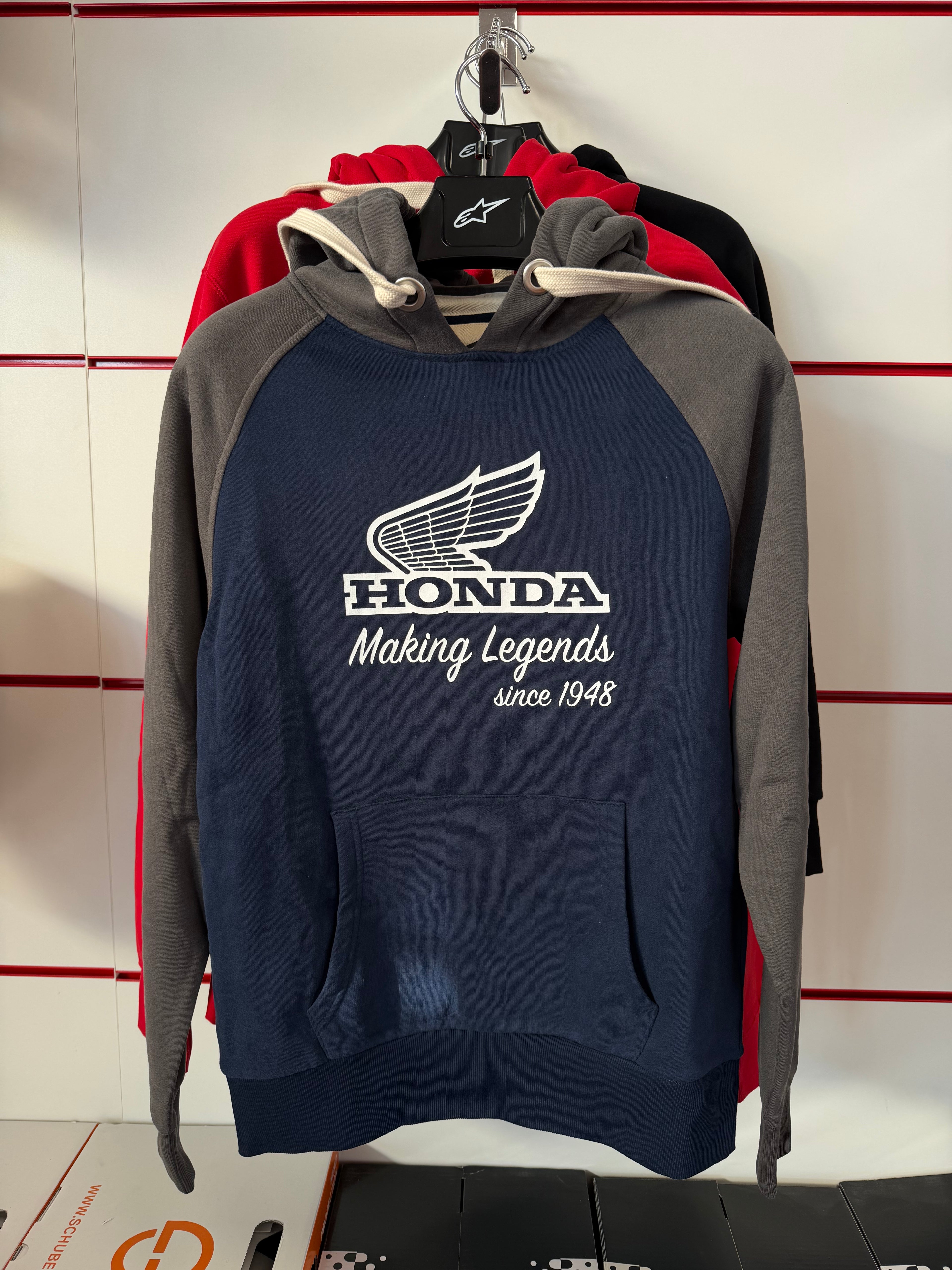 Felpa Honda “Making Legend” – Blu con Dettagli Grigi