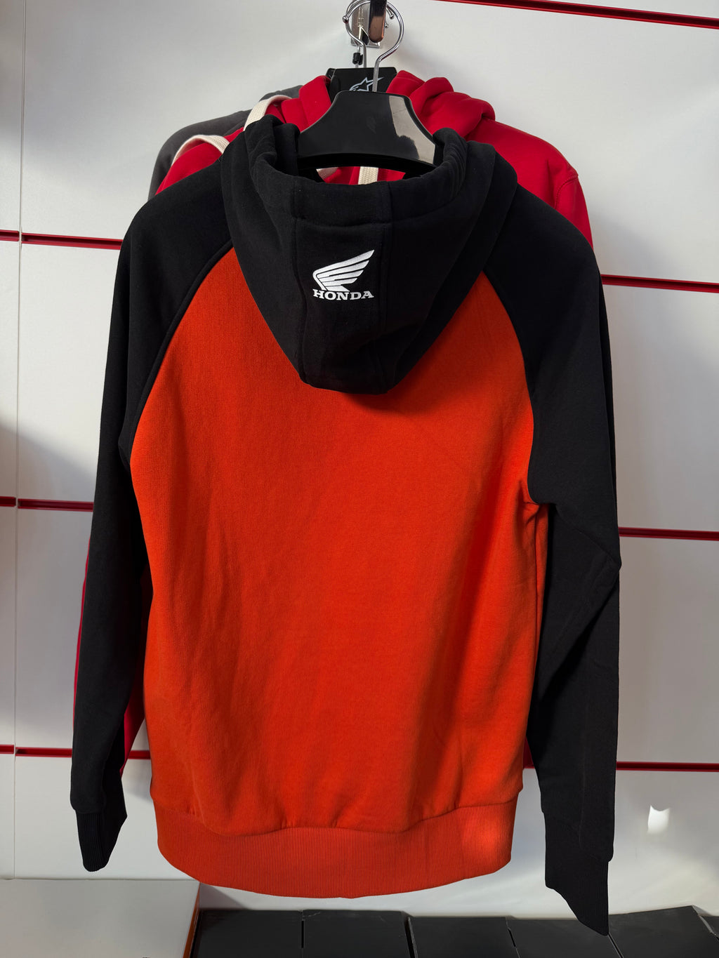 Felpa Honda “Making Legend” – Arancione con Dettagli Neri