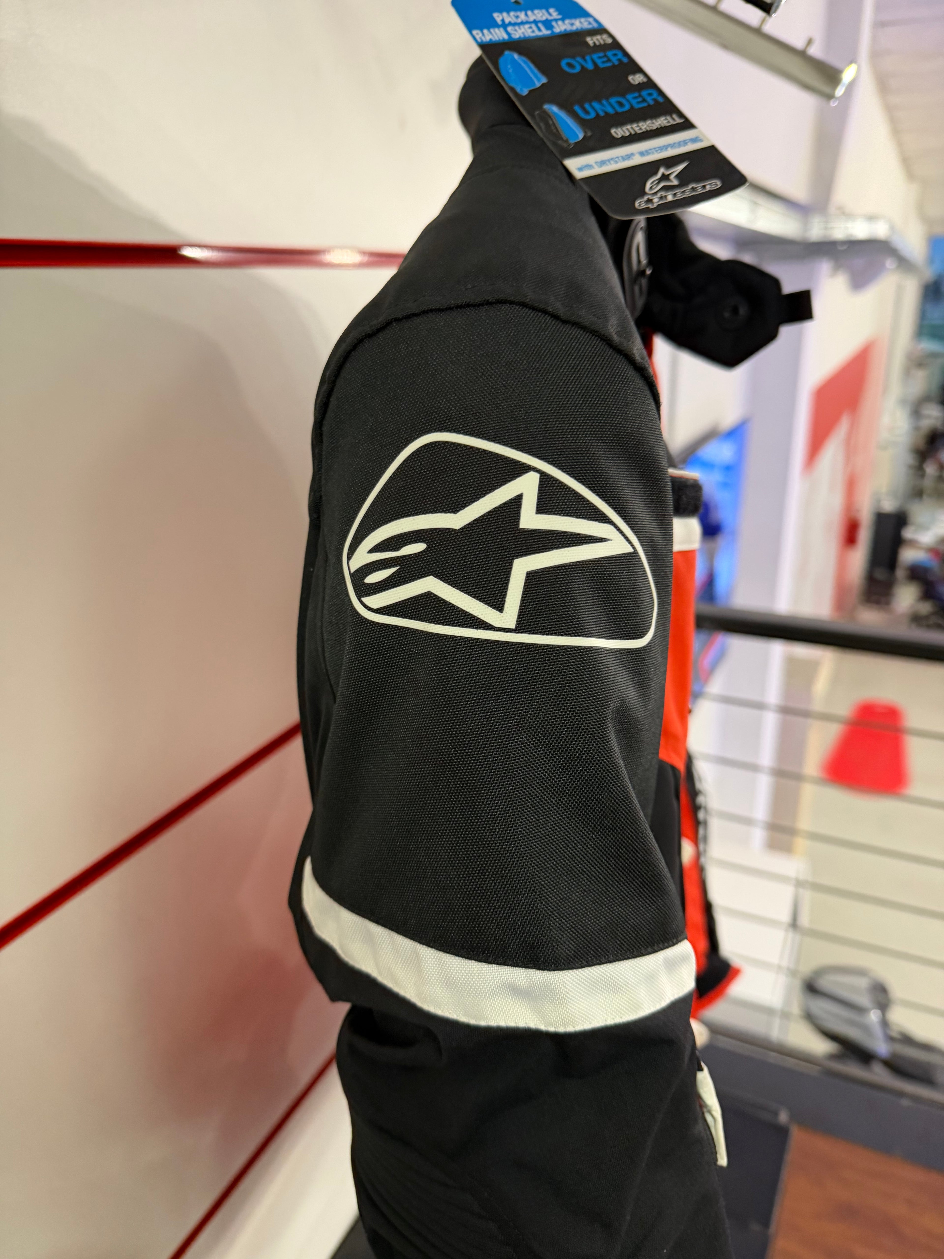 Honda Alpinestar Bogotá Pro Drystar Jacket - ROSSA E NERA