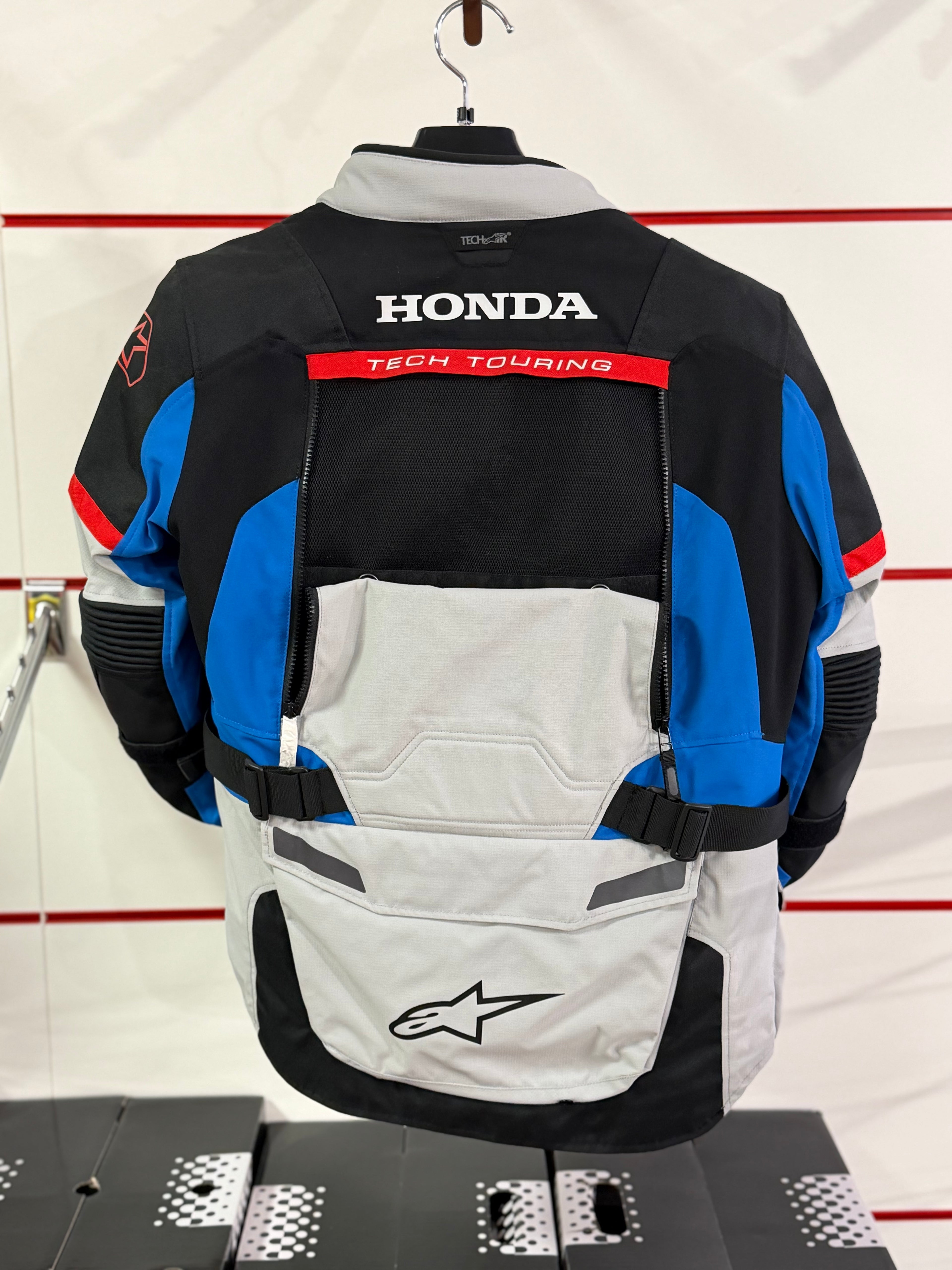 Honda Alpinestar Bogotá Pro Drystar Jacket Grigia e Blu