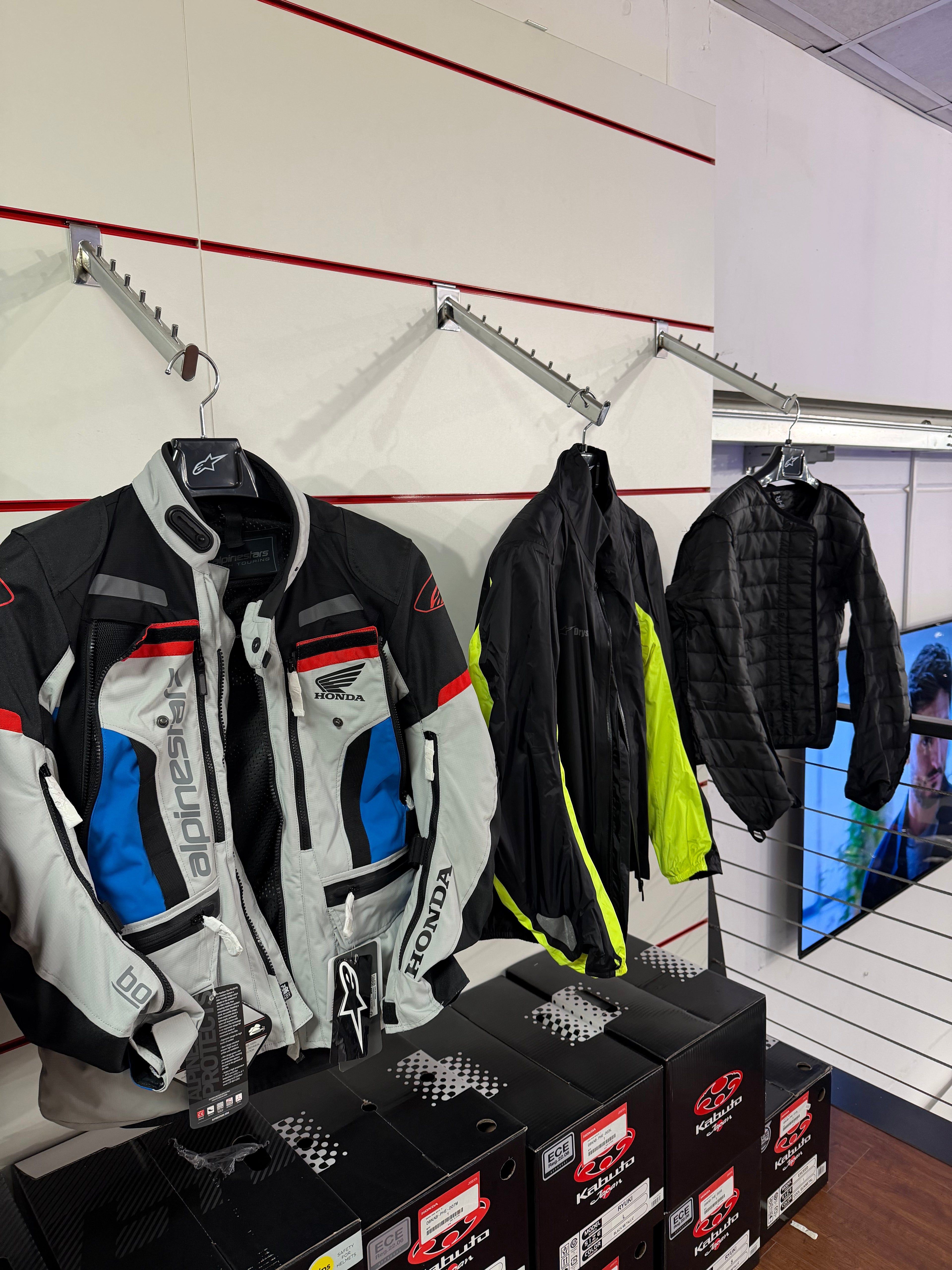 Honda Alpinestar Bogotá Pro Drystar Jacket Grigia e Blu
