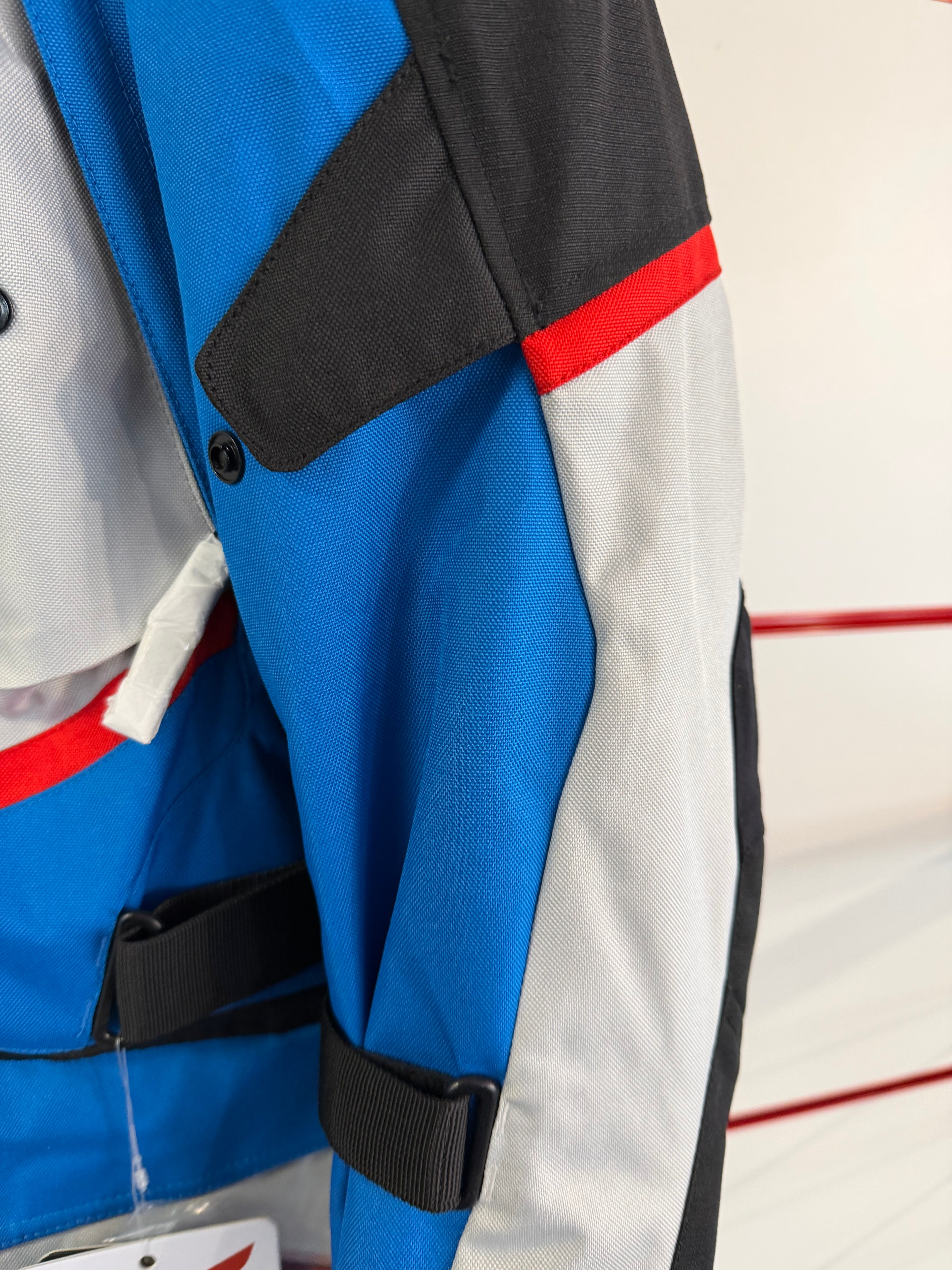 Giacca Honda × Alpinestars Andes Drystar 3 – Grigio/Blu/Nero