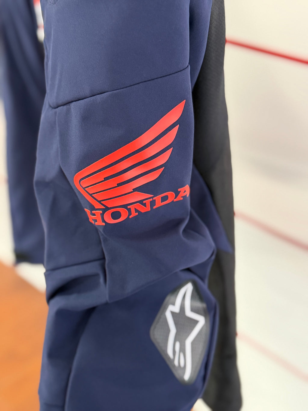 Honda × Alpinestars SMX Waterproof Softshell Jacket – Blu/Bianco/Rosso