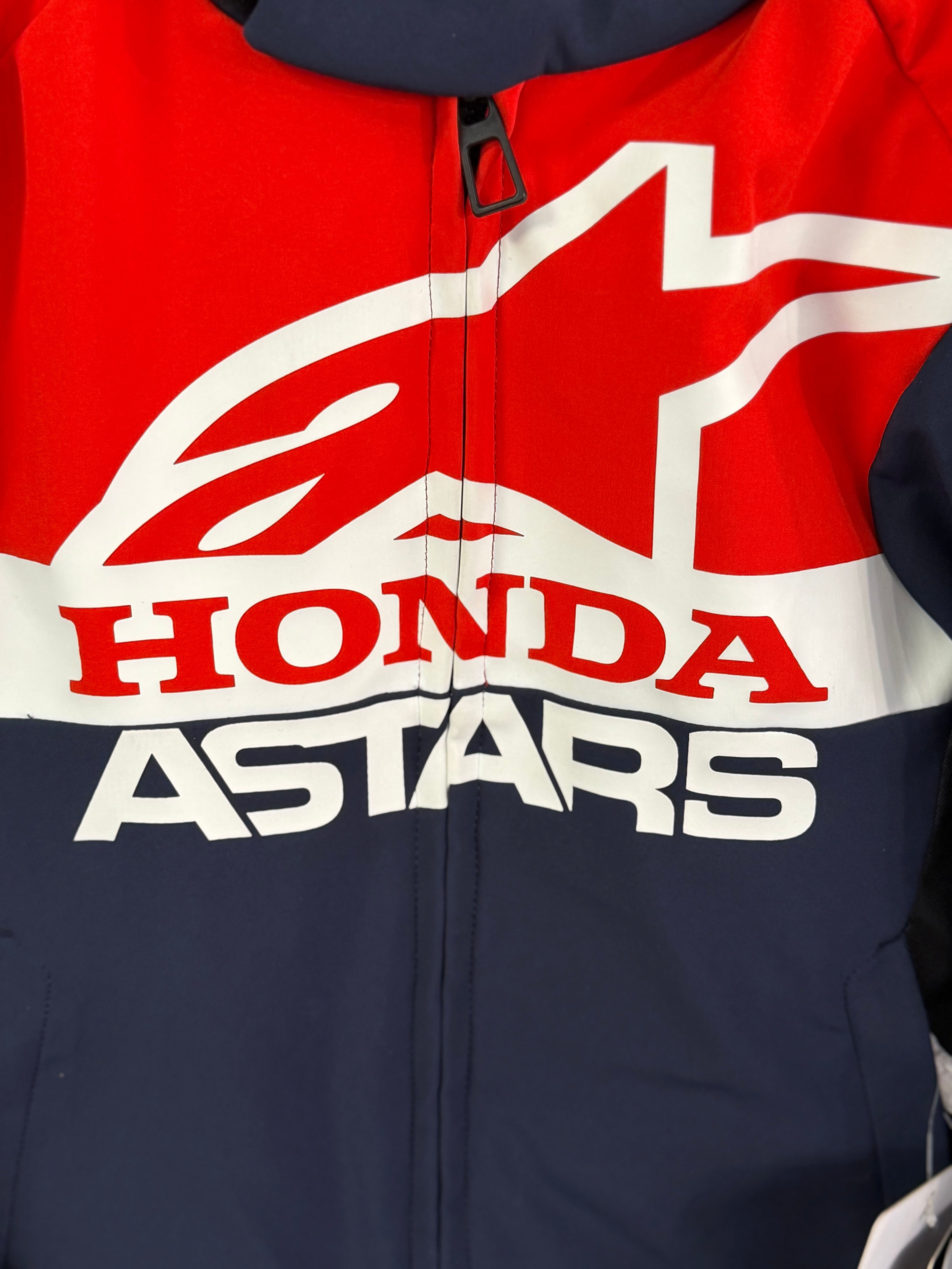 Honda × Alpinestars SMX Waterproof Softshell Jacket – Blu/Bianco/Rosso