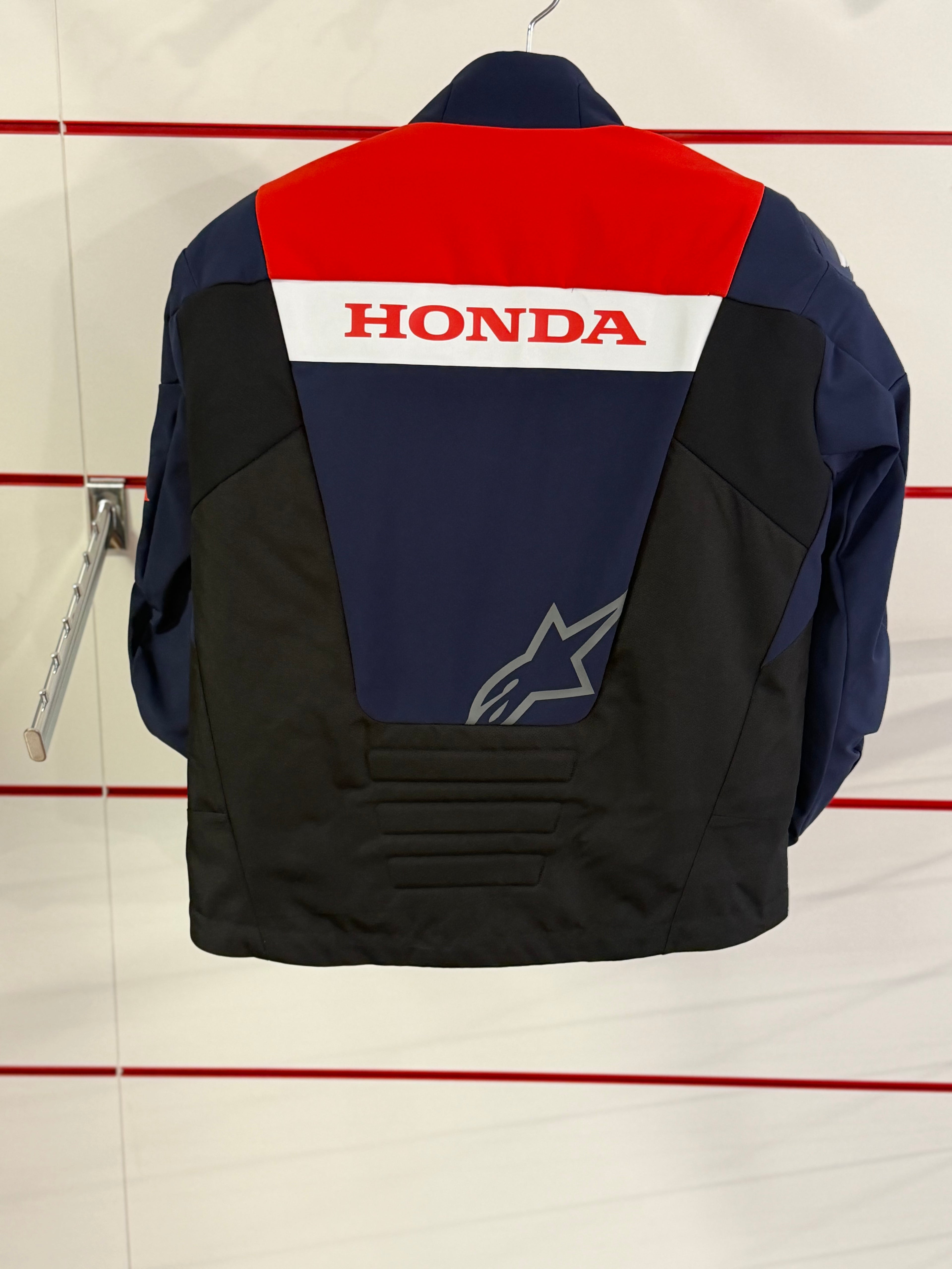 Honda × Alpinestars SMX Waterproof Softshell Jacket – Blu/Bianco/Rosso
