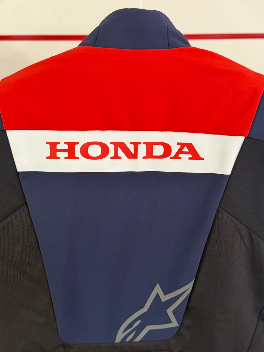 Honda × Alpinestars SMX Waterproof Softshell Jacket – Blu/Bianco/Rosso
