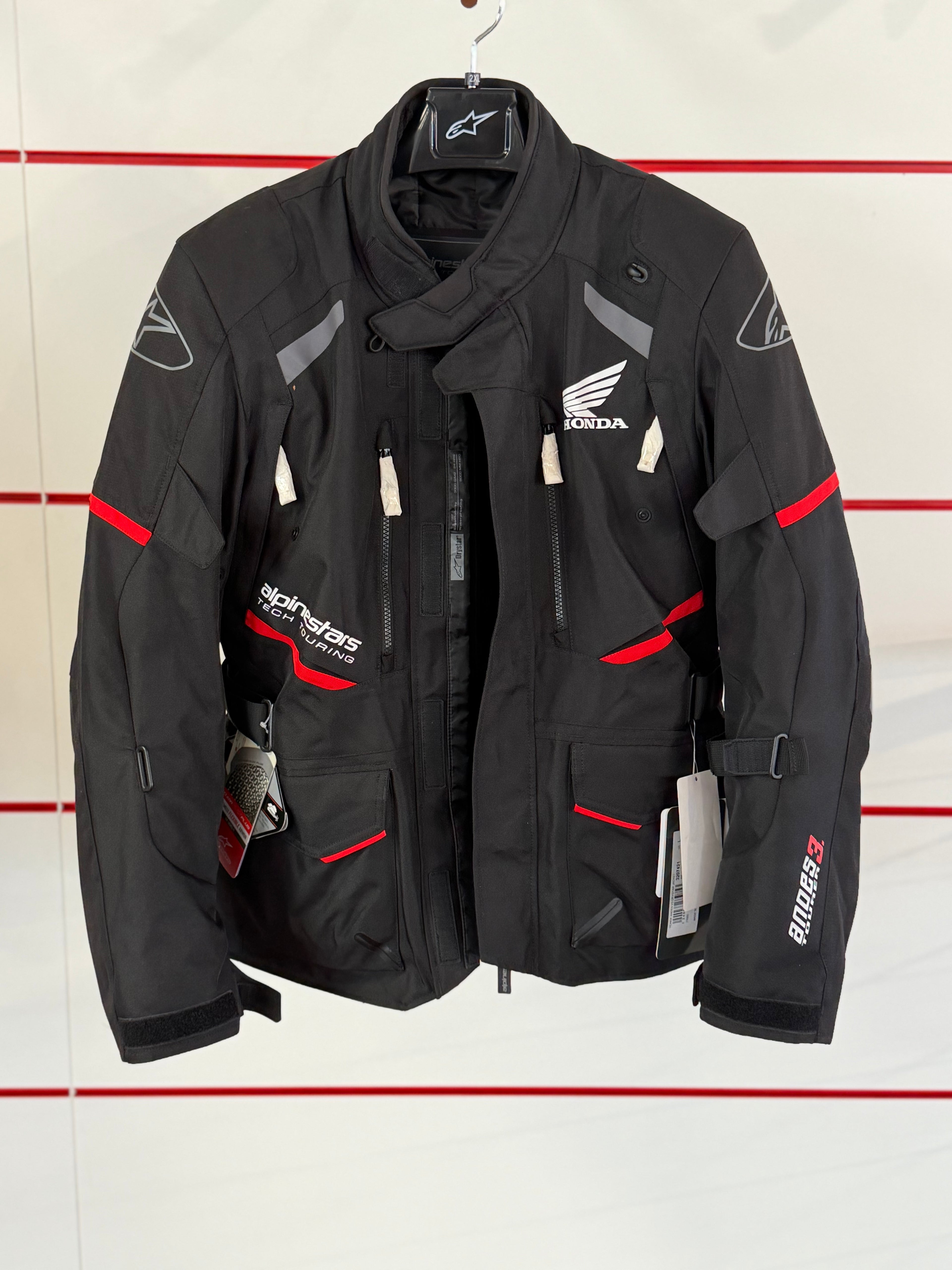 Honda Andes V3 Drystar Jacket | Giacca Touring Impermeabile Honda × Alpinestars