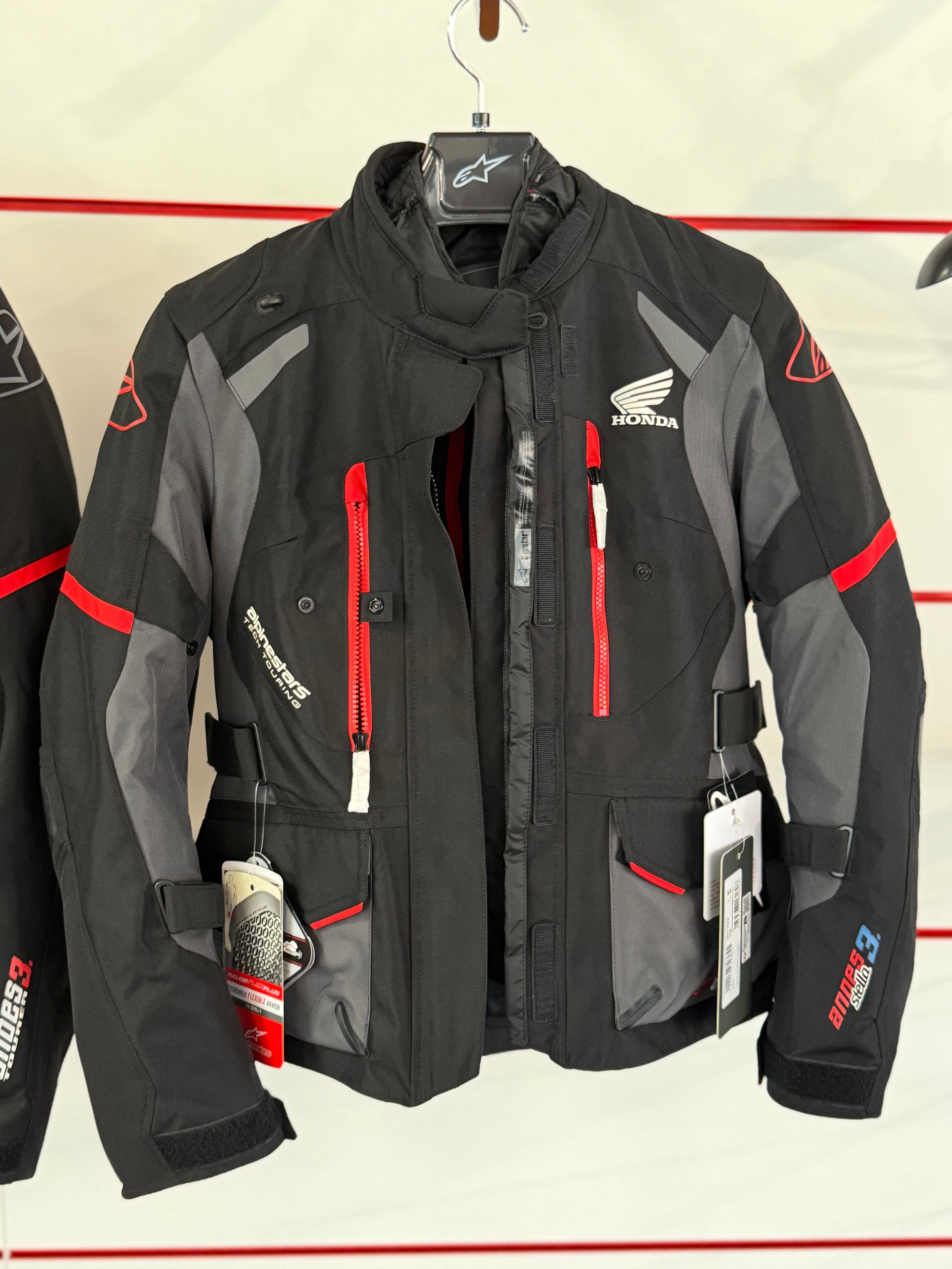 Honda Stella Andes V3 Drystar Jacket | Giacca Touring Donna Impermeabile Honda × Alpinestars