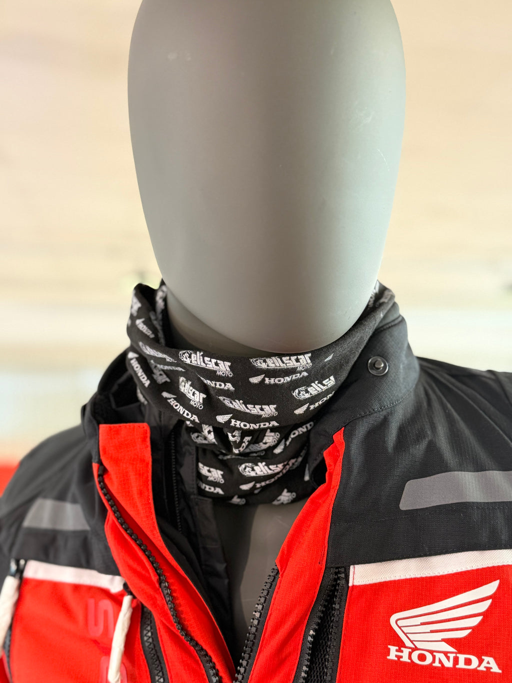 Scaldacollo Honda – Eliscar Nero Logo Bianco