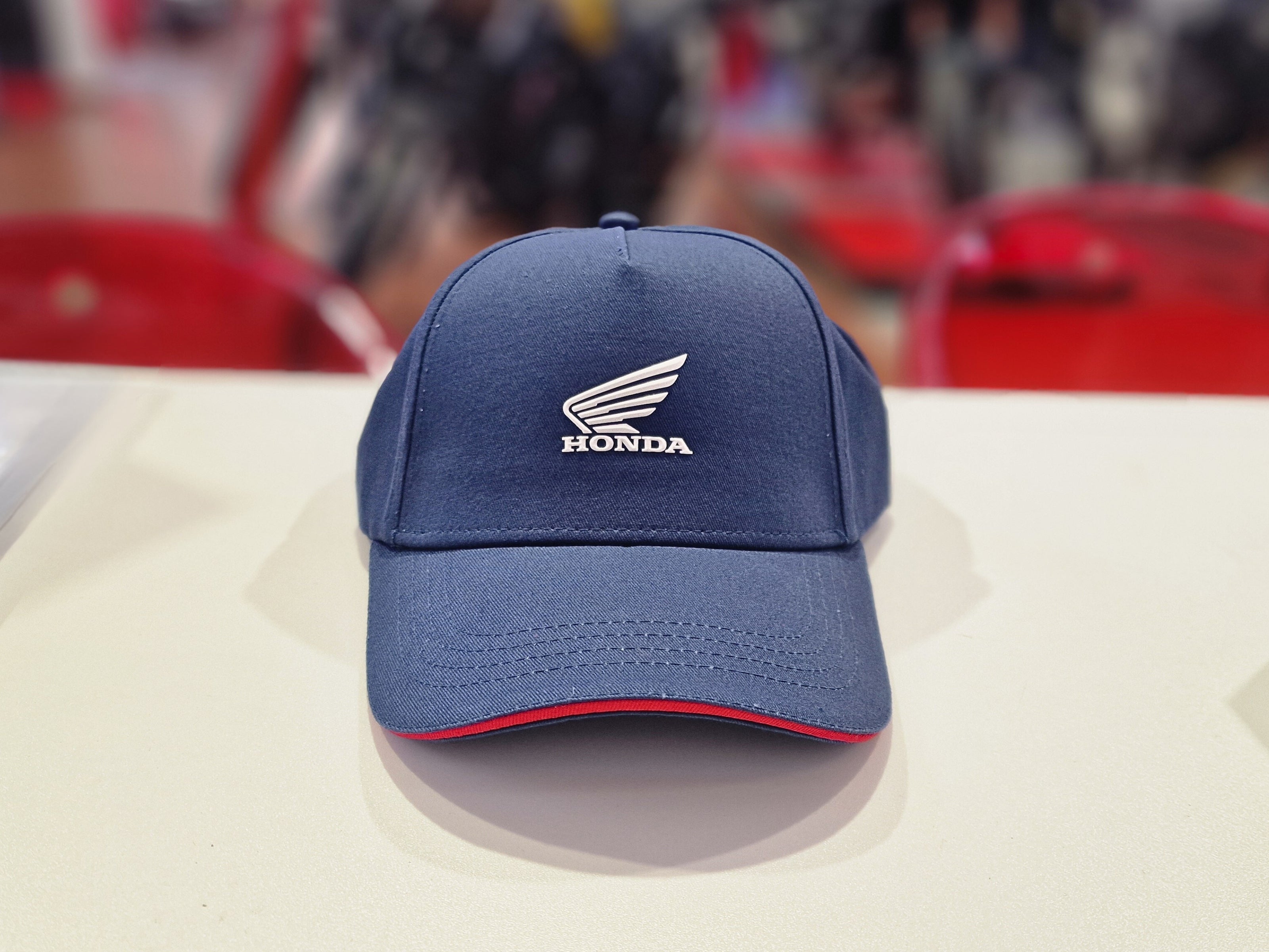 Cappellino Blu Honda Moto con Logo 3D