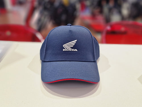 Cappellino Blu Honda Moto con Logo 3D